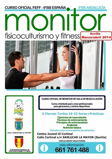 Curso Monitor Culturismo y Fitness en Sevilla marzo2014