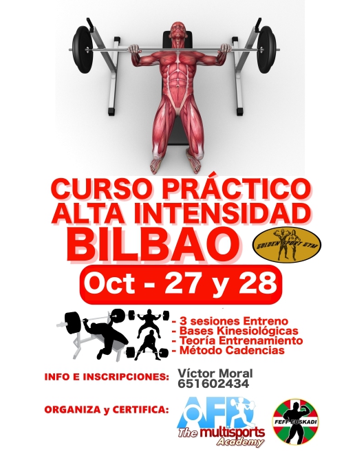 Curso AFD Práctico Alta Intensidad Entreno Bilbao Oct 2018