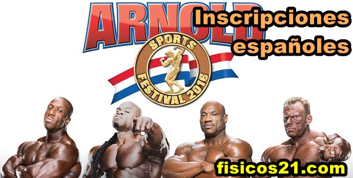 Arnold Classics Europa IFBB 2016 Barcelona – Inscripciones para españoles